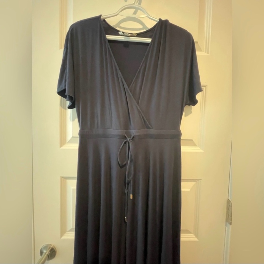 Banana Republic faux wrap maxi dress